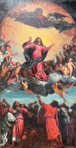 1873, Assumption of the Virgin by Millet after Titian 