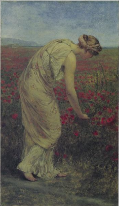 1884, Poppy Fields, or Proserpina Gathering Flowers