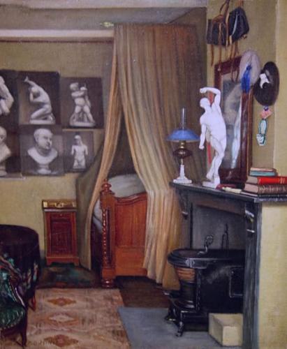 1872, The Artist's Studio, Antwerp